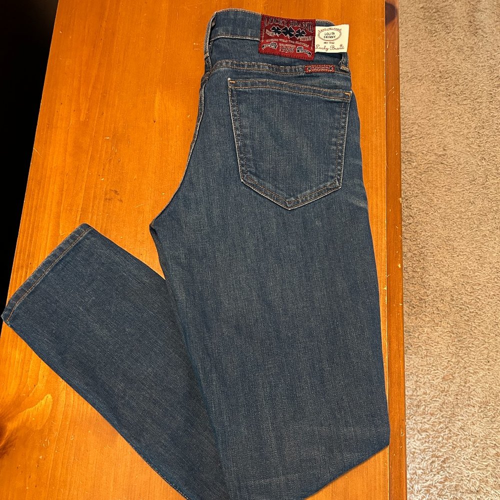 Lucky Brand Made In L.A. Lolita Mid Rise Skinny Jean In Taylor (26x28)